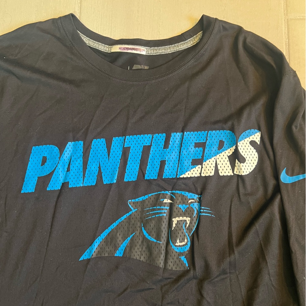 Carolina Panthers Nike XL Long Sleeve Dry-Fit Sideline Team Issued Gear